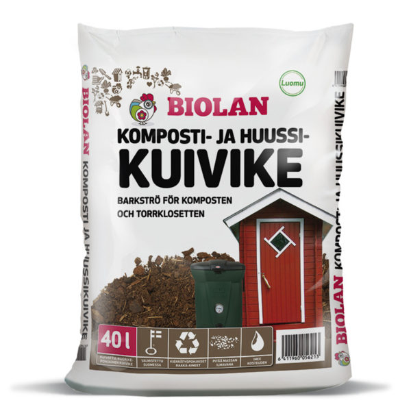 KOMPOSTI-JA HUUSSIKUIVIKE 40L BIOLAN