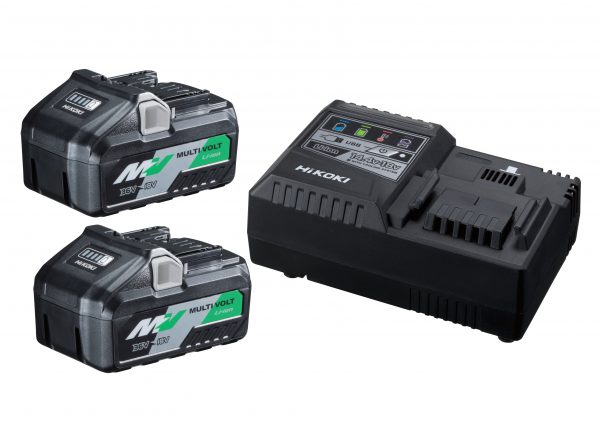 AKKUPAKETTI MULTIVOLT 36A18 2X2.5/5.0 AH+LATURI UC18YSL3 HIKOKI