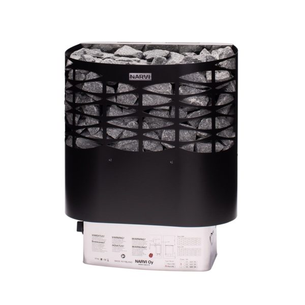 NARVI NS 6KW MUSTA SÄHKÖKIUAS