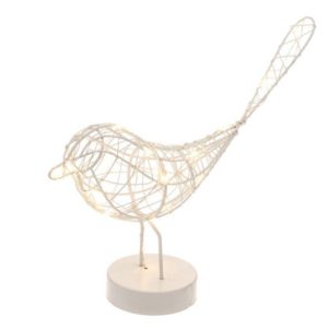 PARISTOVALO LINTU 20LED LÄMMINVALKOINEN