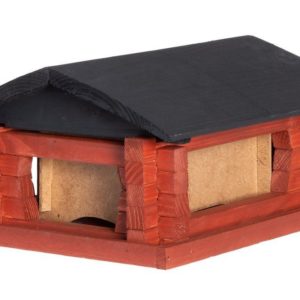 TINTTI LINTULAUTA PUINEN MEDIUM PUNAINEN