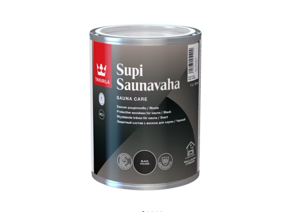 SUPI SAUNAVAHA MUSTA 1L TIKKURILA