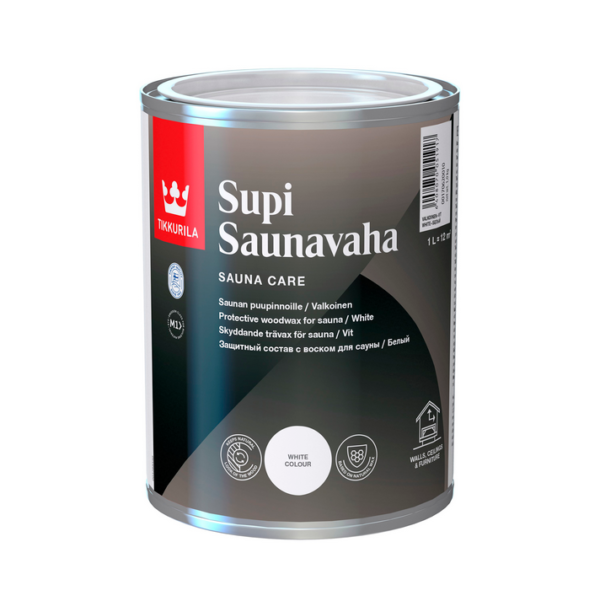 SUPI SAUNAVAHA VALKOINEN 1L TIKKURILA