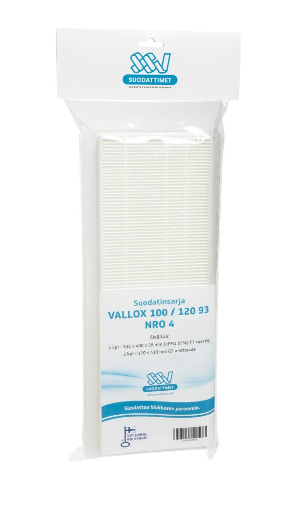 SUODATIN VALLOX ILMAVA 100/120 93 NRO 4