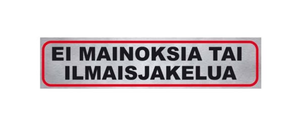 TARRAKILPI EI MAINOKSIA TAI ILMAISJAKELUA