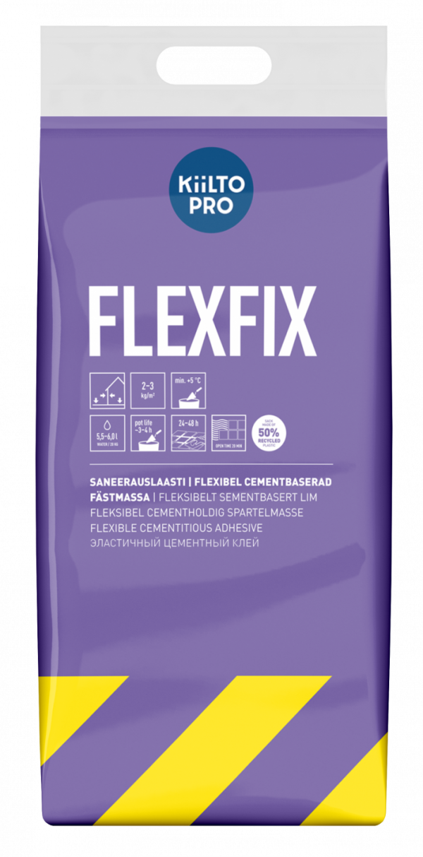 KIILTO FLEXFIX SANEERAUSLAASTI 5KG