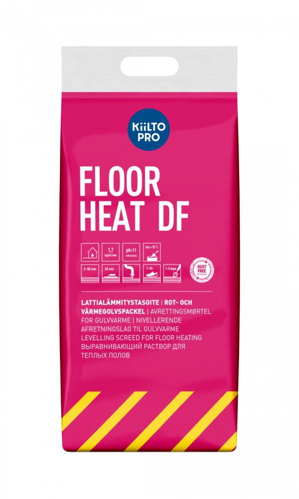 KIILTO FLOORHEAT DF LATTIALÄMMITYSTASOITE 20KG