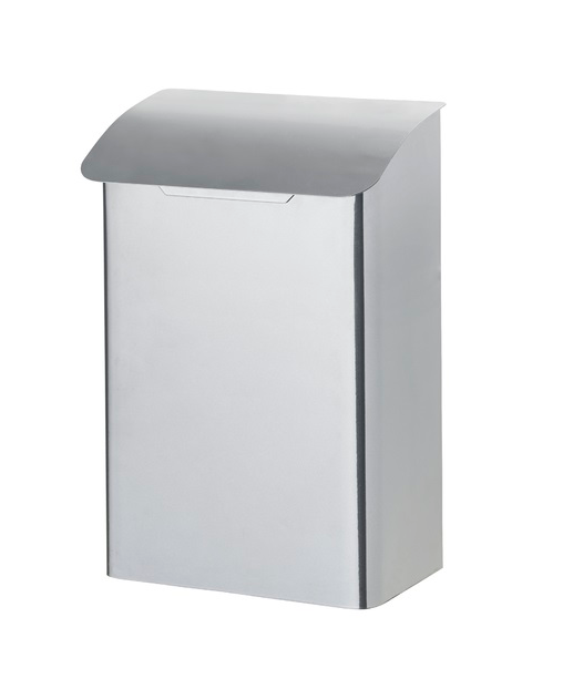 POSTILAATIKKO LUKOLLA METALLINEN HOPEA