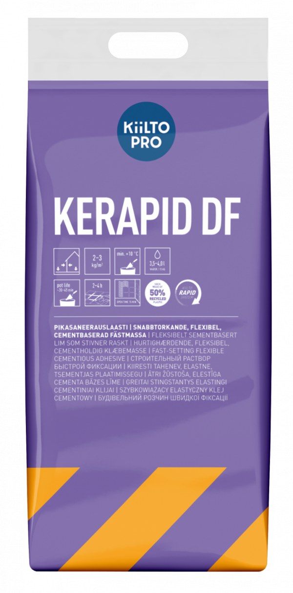 KIILTO KERAPID PIKASANEERAUSLAASTI 15KG