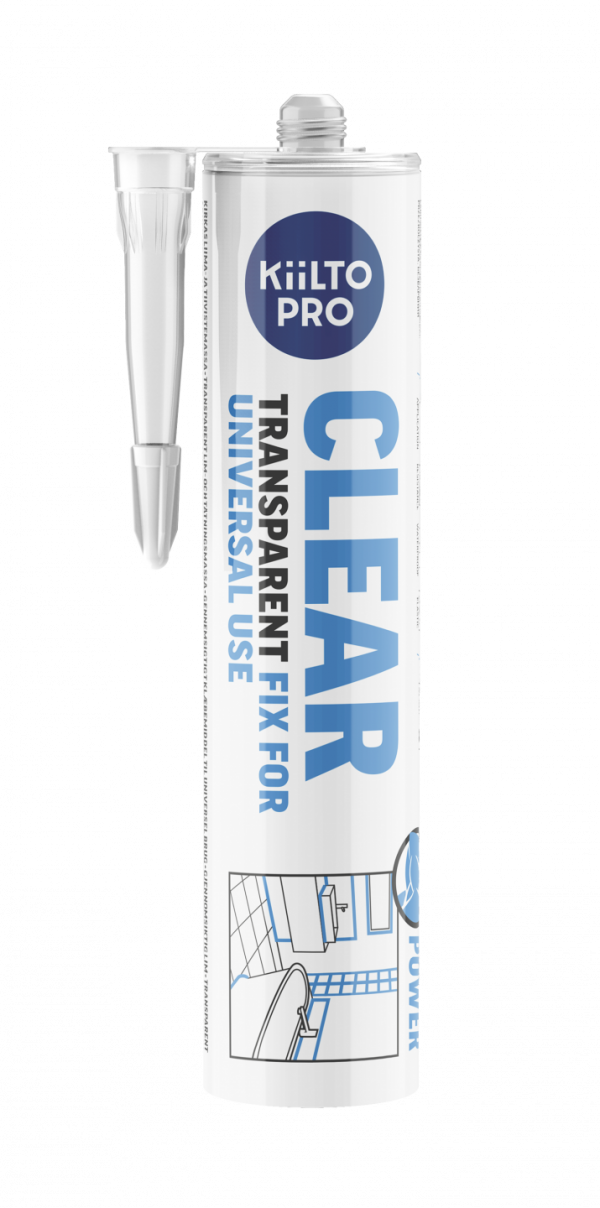 KIILTO CLEAR 290ML LIIMA-JA TIIVISTEMASSA