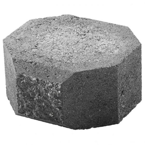 LOHKOPÄÄTYKIVI MUSTA LAKKA