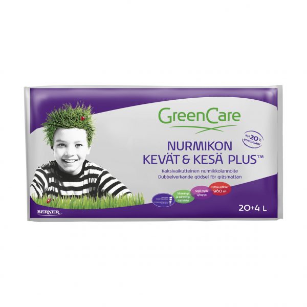 NURMIKON KEVÄT & KESÄ PLUS 20+4 L GREENCARE