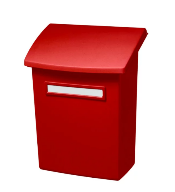 POSTILAATIKKO VÄLIKANNELLA PUNAINEN