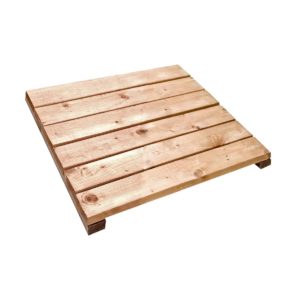 PUULAATTA 60X60 RUSKEA PAINEKYLLÄSTETTY