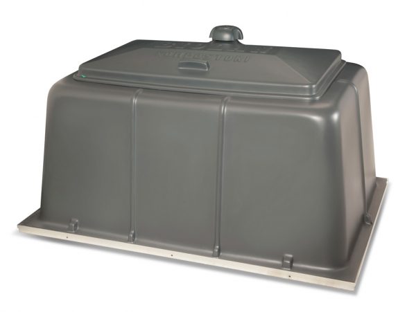 PUUTARHAKOMPOSTORI HARMAA 900L BIOLAN