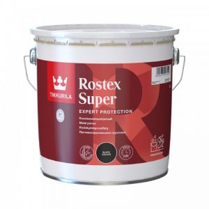 ROSTEX SUPER MUSTA 0.3L TIKKURILA