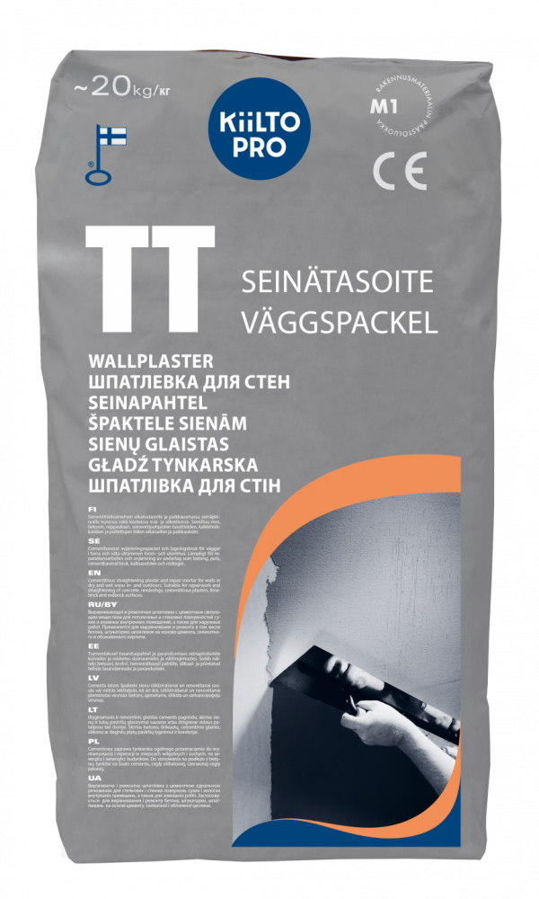KIILTO TT OIKAISUTASOITE SEINÄ 20KG