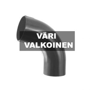 SYÖKSYN MUTKA SADETAR TERÄS 90MM VALKOINEN ICOPAL