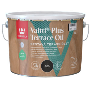 VALTTI PLUS TERASSIÖLJY MUSTA 9L TIKKURILA