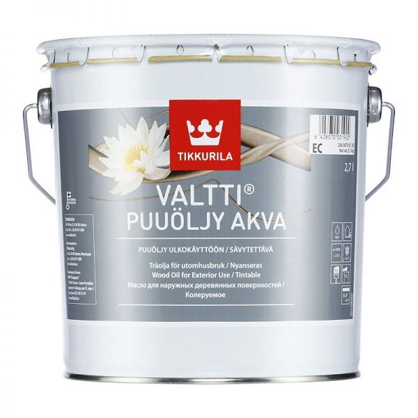 VALTTI PUUÖLJY AKVA EC 0.9L TIKKURILA