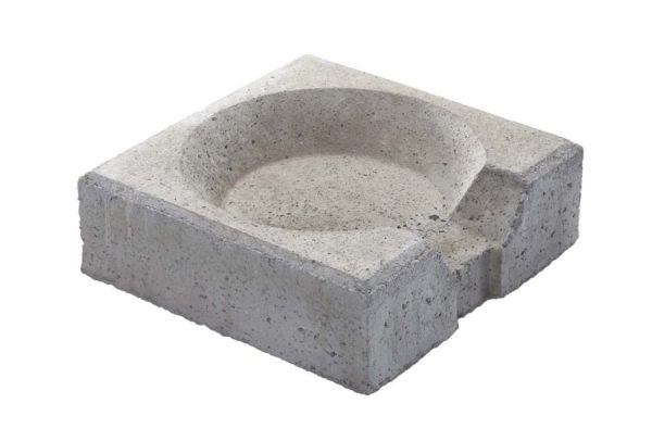 VESIKOURUKUPPI BETONI HARMAA LAKKA